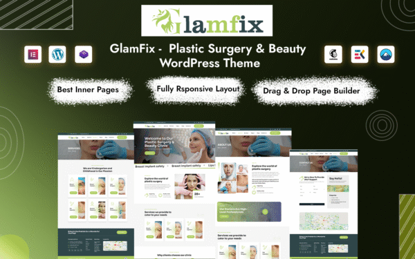 GlamFix – Plastic Surgery & Beauty WordPress Theme