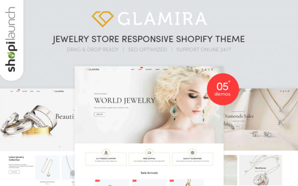 Glamira – Jewelry Store Responsive Shopify Theme