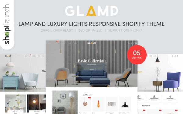 Glamp – Lamp & Luxury Lights Responsive Shopify Theme