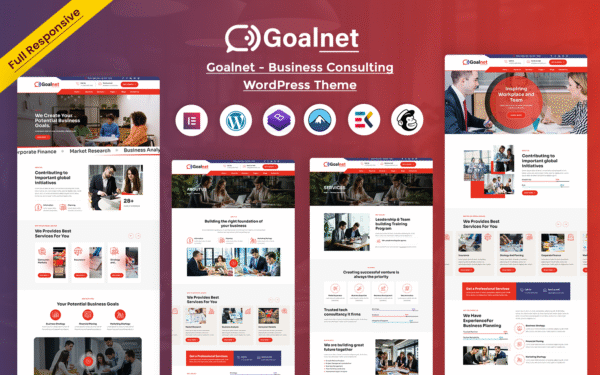 Goalnet – Business Consulting WordPress Theme WordPress Theme