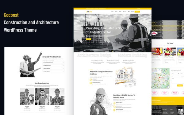 Goconst – Construction and Architecture WordPress Theme