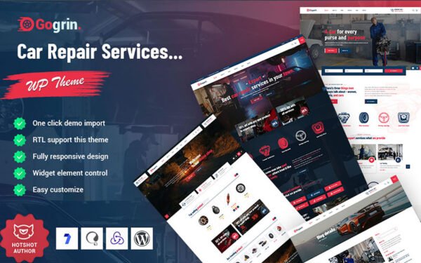 Gogrin – Car Repair Service WordPress Theme