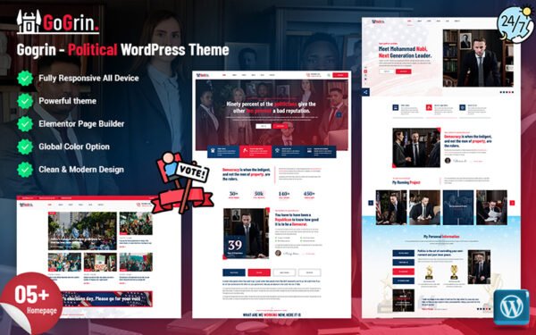 Gogrin – Political WordPress Theme