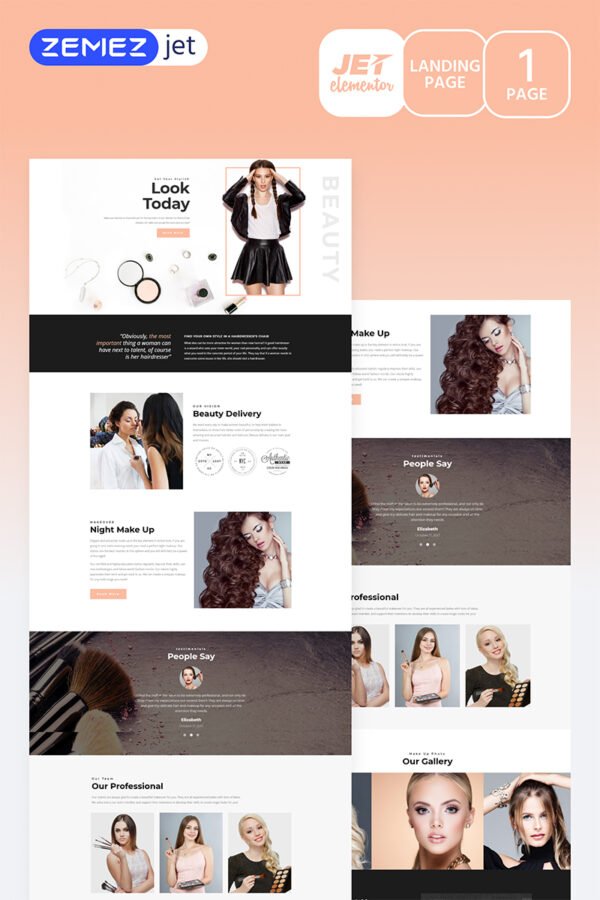 Gracia – Beauty Salon – Jet Elementor Kit