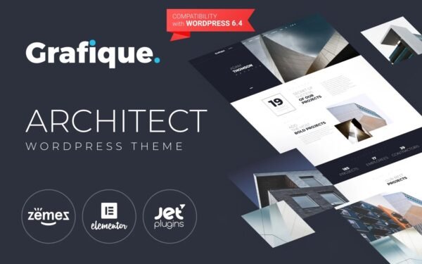 Grafique – Architect WordPress Elementor Theme WordPress Theme