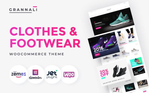 GrannaLi – Clothes & Footwear WooCommerce Theme