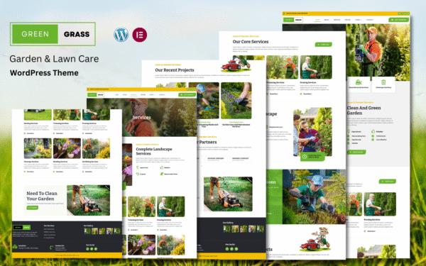 Green Grass – Garden & Lawn Care Services WordPress Theme