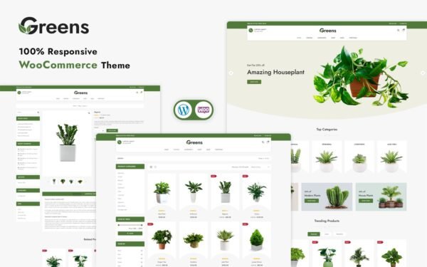 Greens – Responsive WooCommerce Template WooCommerce Theme