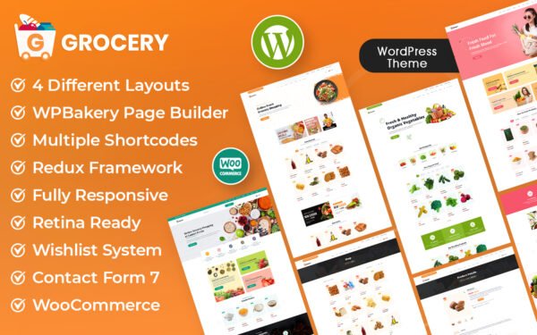 Grocer – Multipurpose Grocery, Food Store & Supermarket Woocommerce Theme WooCommerce Theme