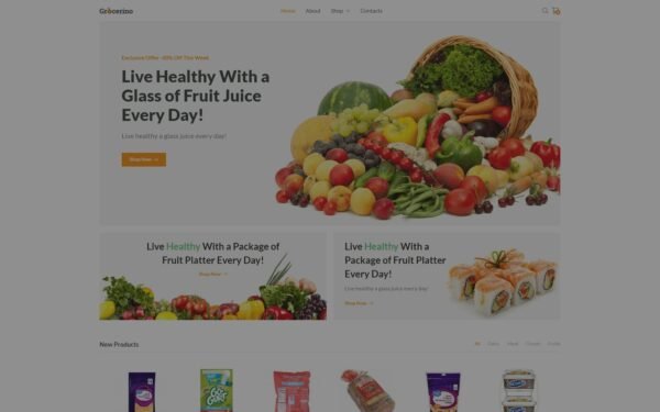 Grocerino – Grocery Store WooCommerce Theme
