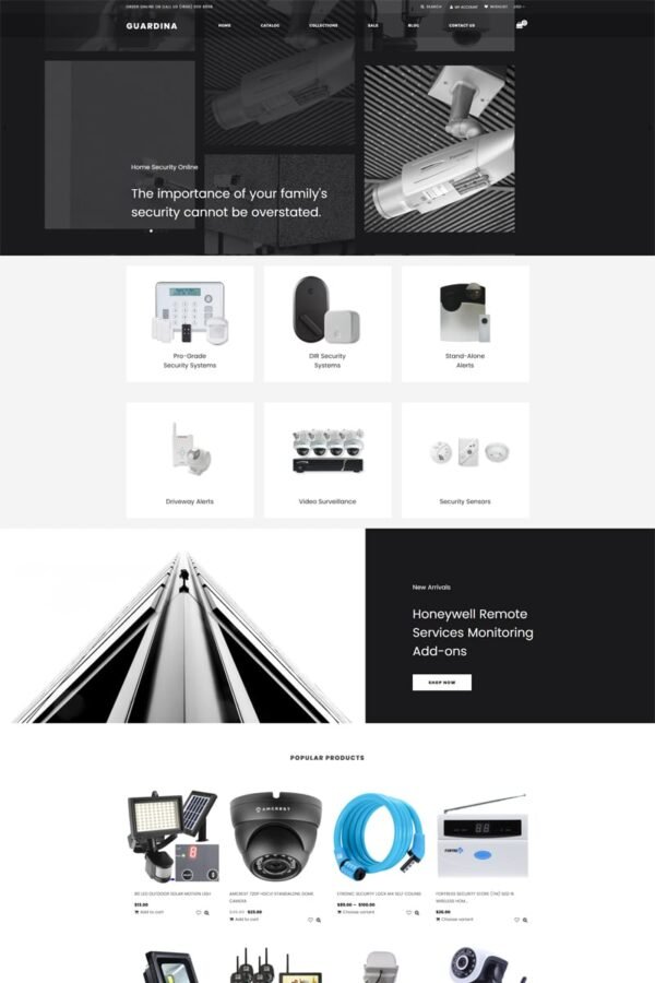 Guardina – Security eCcommerce Modern Shopify Theme