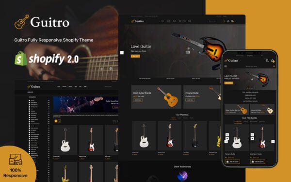 Guitro – Responsive Shopify Theme