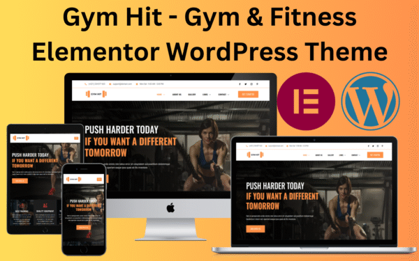 Gym Hit – Gym & Fitness Elementor WordPress Theme