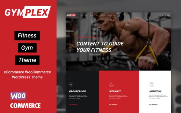 Gymplex – Sports, Fitness and Gym WooCommerce Theme