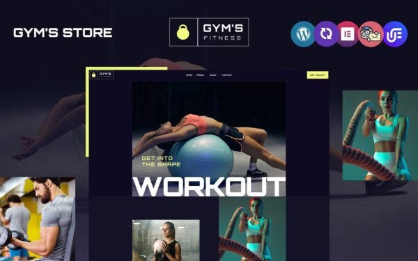 Gym’s – Gym And Fitness WordPress Elementor Theme WordPress Theme