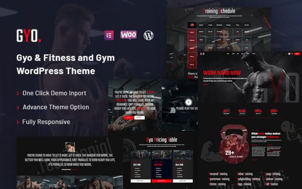 Gyo – Fitness and Gym WordPress Theme