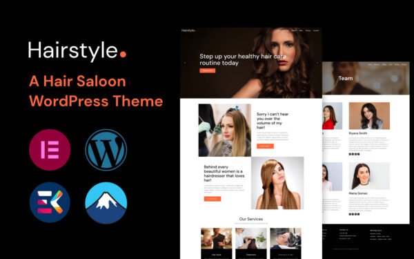 Hairstyle – A Hair Saloon WordPress Theme