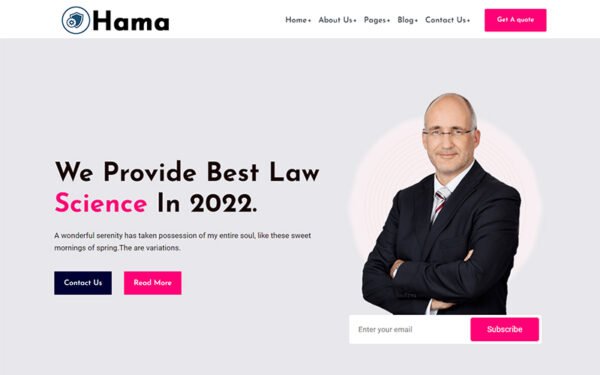Halom – Lawyer, Attorney & Law Office WordPress Theme