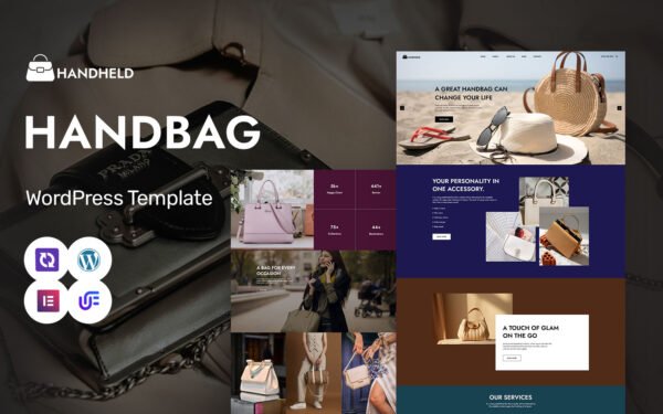 Handheld – Handbag And Fashion Accessories WordPress Elementor Theme WordPress Theme