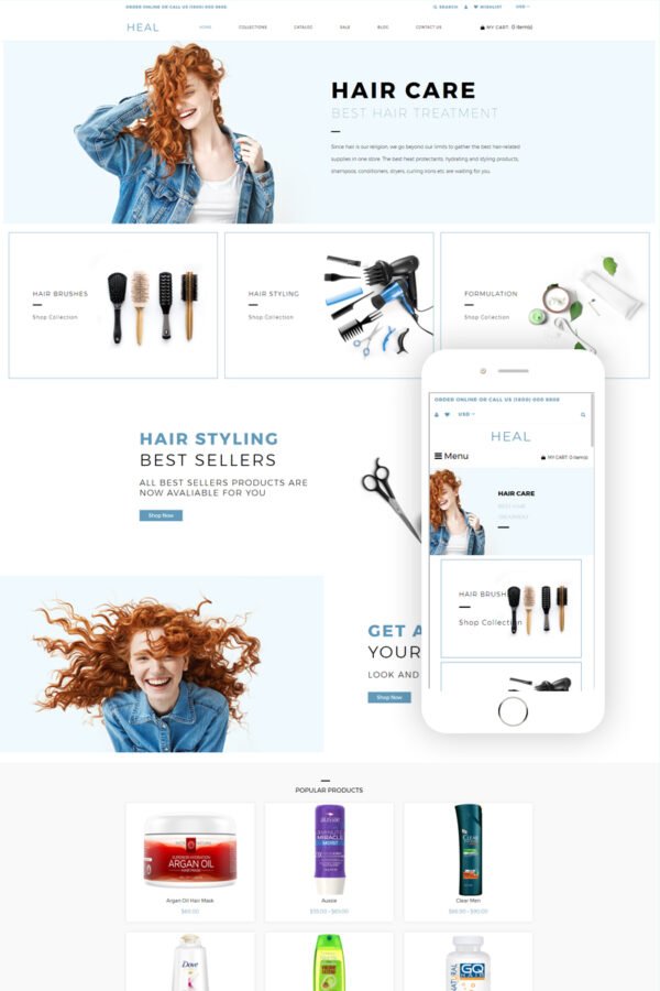 Heal – Beauty E-commerce Modern Shopify Theme