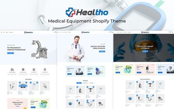 Healtho – Medical Equipment Shopify Theme