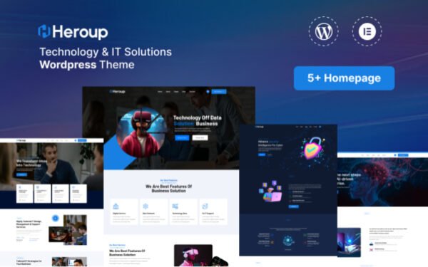 Heroup – Technology & IT Solution Wordpress Theme WordPress Theme