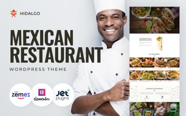 Hidalgo – Mexican Food Restaurant WordPress Theme