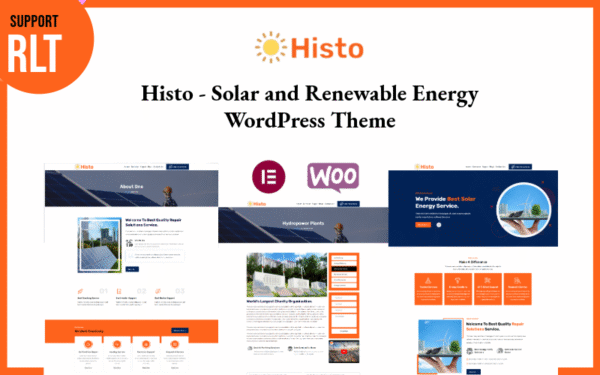 Histo – Solar and Renewable Energy WordPress Theme