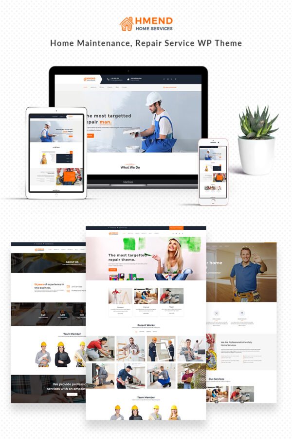 Hmend – Home Maintenance, Repair Service WordPress Theme