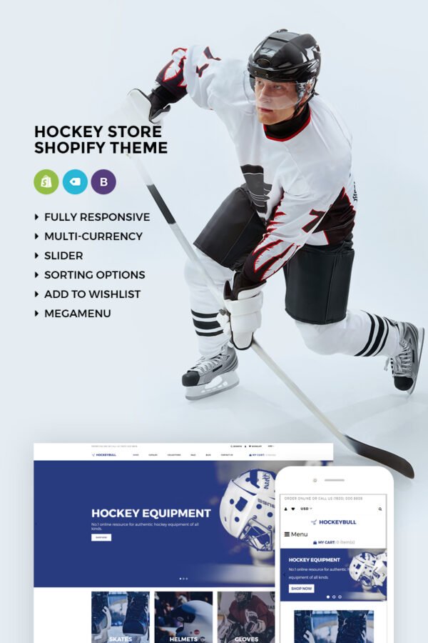HockeyBull Shopify Theme
