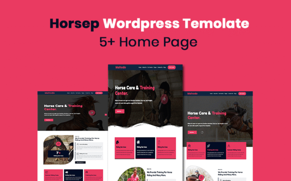Horsep – Equestrian and Horse Riding, Racing WordPress Theme