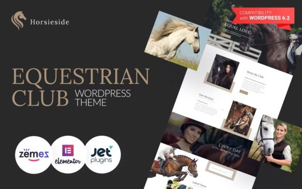Horsieside – Equestrian Center Responsive WordPress Theme