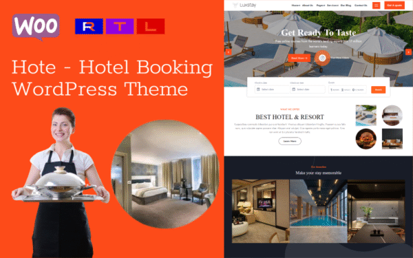 Hote – Hotel Booking WordPress Theme