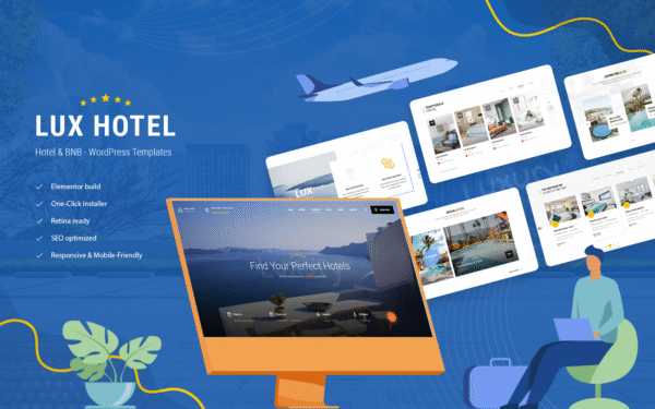 Hotel & BnB WordPress Theme – LuxHotel