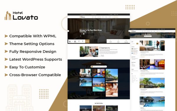 Hotel Lovato – Hotel Resort Booking WordPress Theme