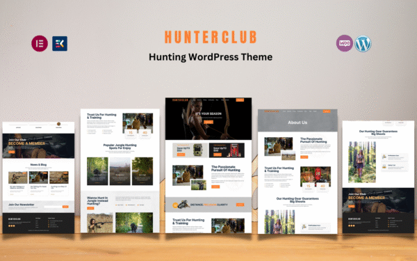 Hunter Club – Hunting & Outdoor Activities WordPress Theme