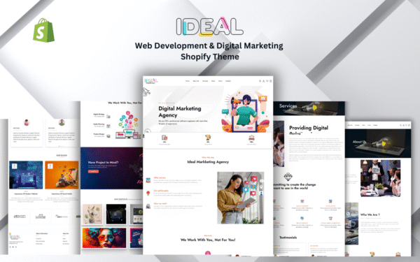 Ideal – Web Development & Marketing Agency Shopify Theme