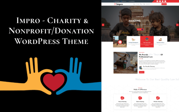 Impro – Charity & Nonprofit/Donation WordPress Theme