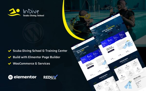 InDive – Scuba Diving WordPress Theme