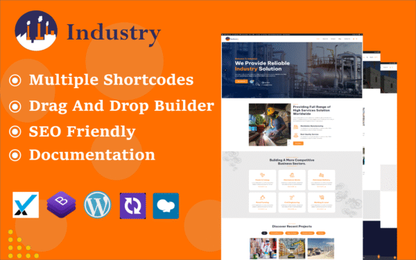Industry – Industrial and Factory Business WordPress Theme