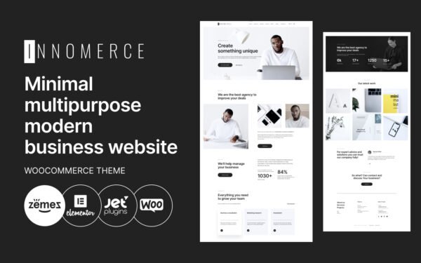 Innomerce – Business Multipurpose Minimal WordPress Elementor Theme WordPress Theme