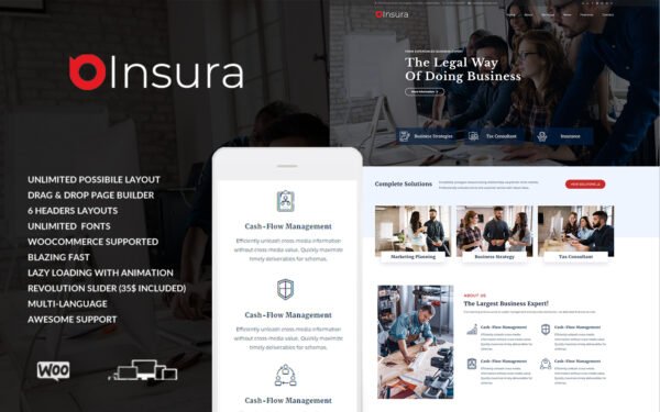 Insura – Finance & Insurance Services WordPress Themes