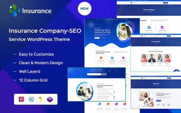 Insurance – Insurance & SEO WordPress Theme