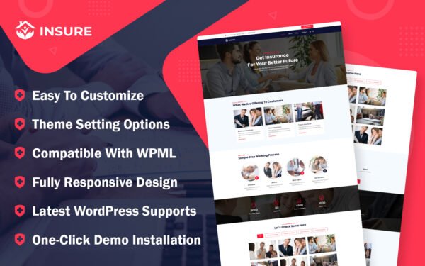 Insure – Insurance Agency Business WordPress Theme