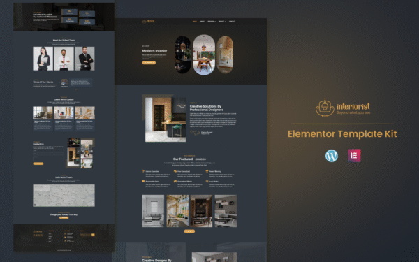 Interiorist – Buy and Sell Property Ready to Use Elementor Kit