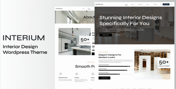 Interium – Interior Design Wordpress Theme WordPress Theme