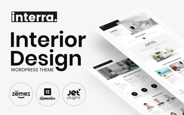 Interra – Interior Designer Portfolio WordPress Theme