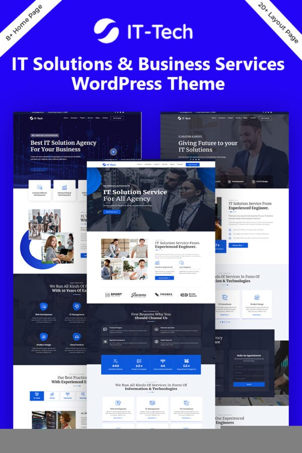 IT-Tech IT Solution & Technology WordPress Theme
