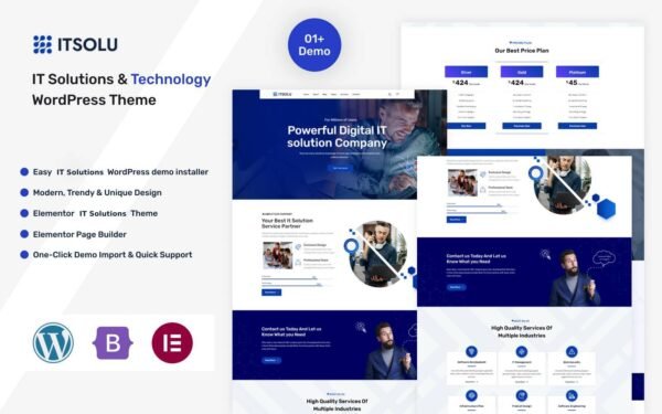 Itsolu – Technology & IT Solutions WordPress Theme