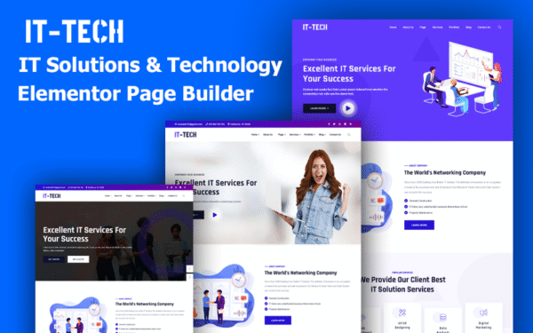 ItTech – IT Solutions, Technology & Multipurpose WordPress Theme
